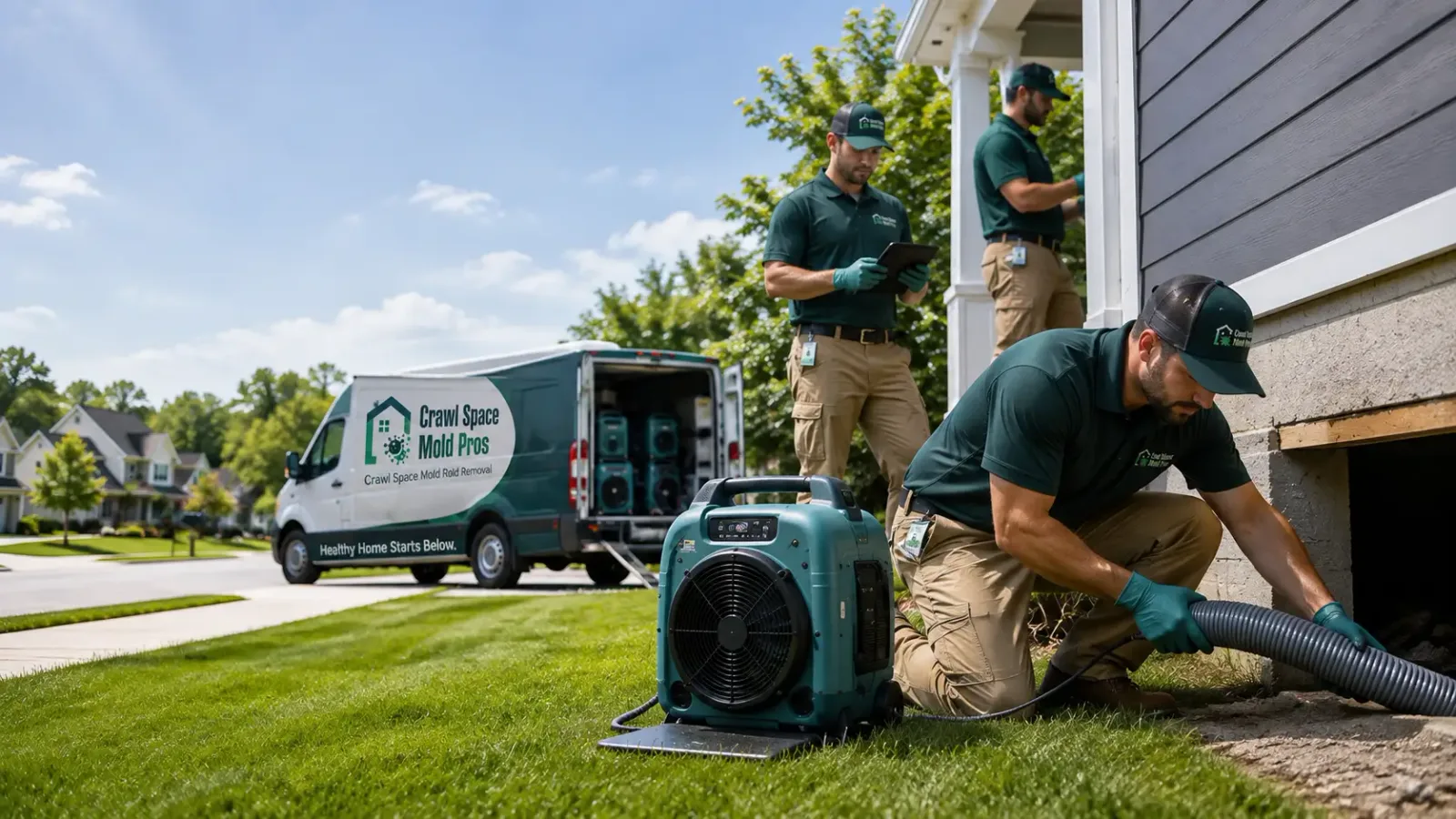 Crawl Space Mold Removal in Bucoda, WA